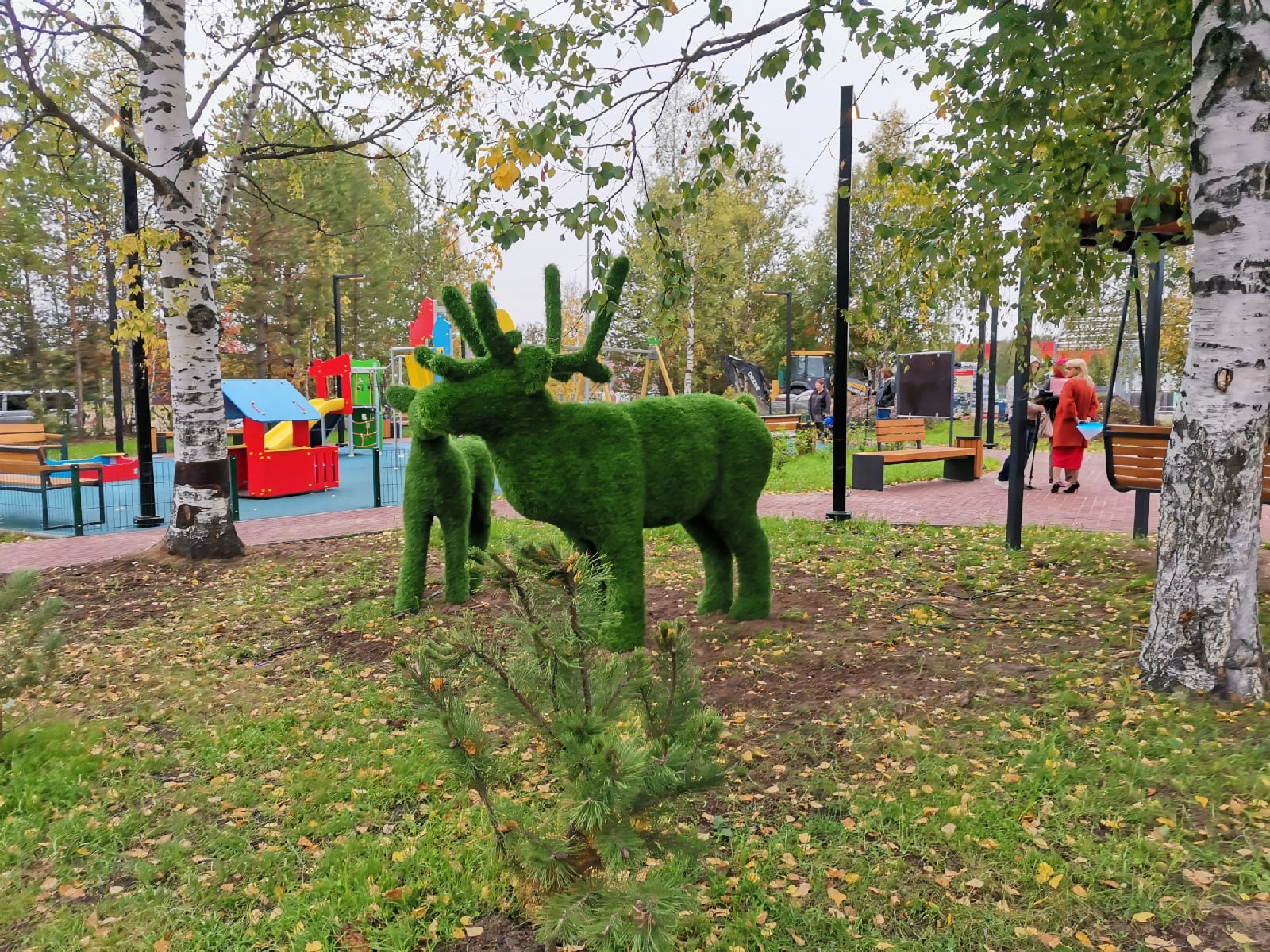 Открыт парк в Ляминой