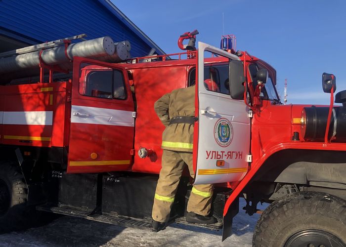 Организована пожарная команда в п. Ульт-Ягун