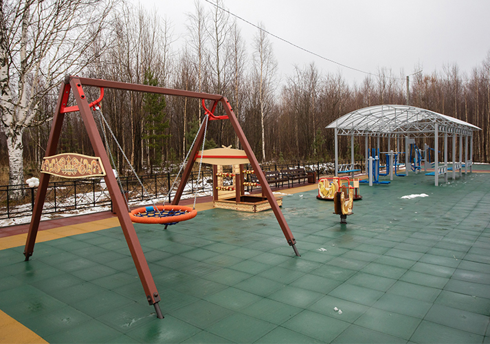 Открыта многофункциональная площадка в с. Тундрино