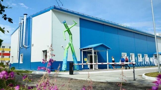 Открыты спортивный комплекс и крытый хоккейный корт в Русскинской