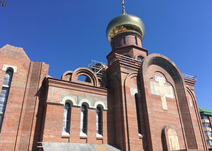 Первое богослужение в Храме в честь иконы Божией Матери «Казанская» в п. Белый Яр