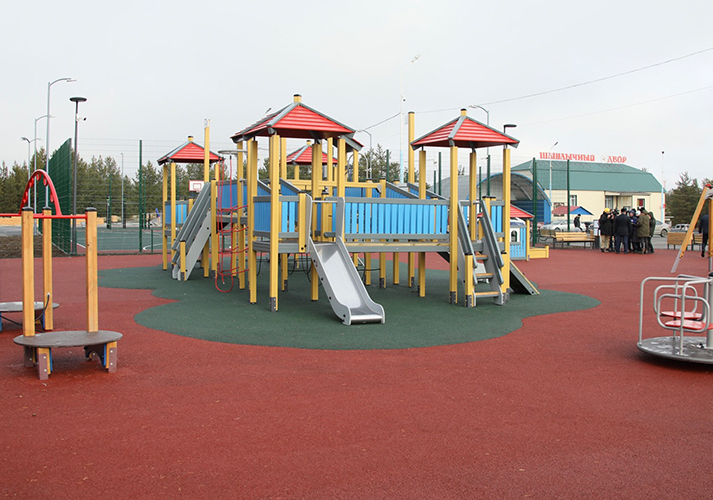 Открыта зона отдыха в п. Нижнесортымском