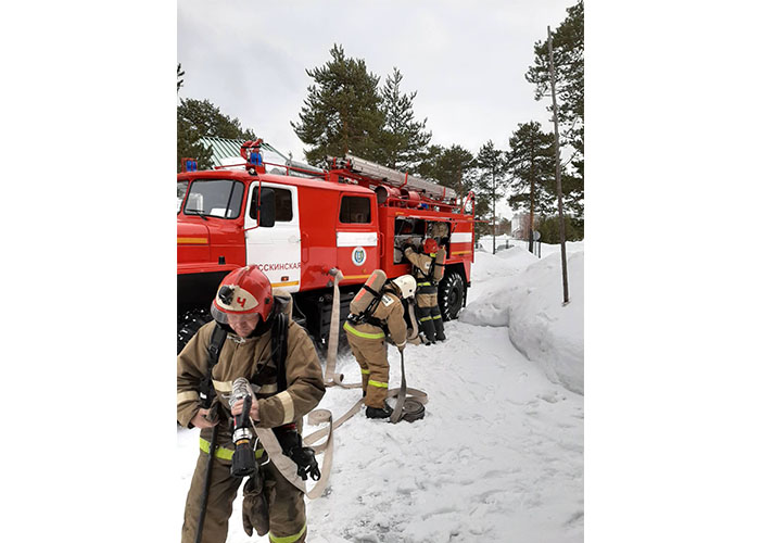 Образована пожарная команда в д. Русскинской