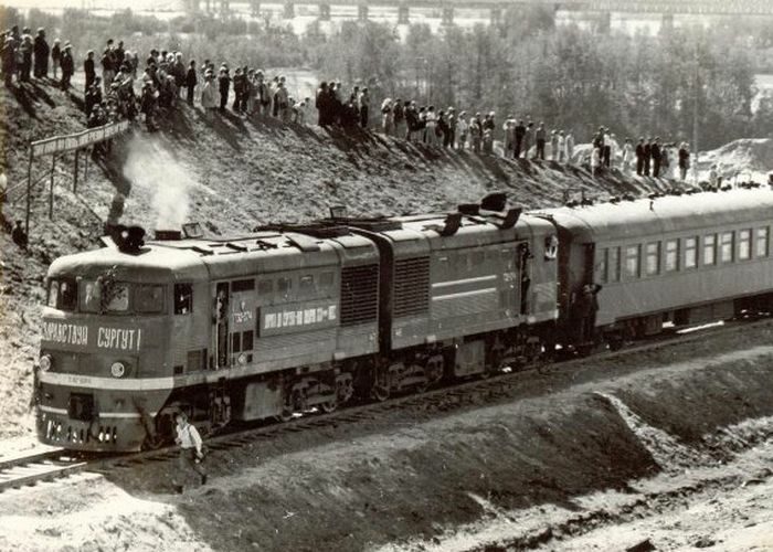 Первый поезд прибыл в Сургут